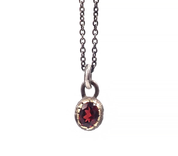 Garnet Turret Necklace