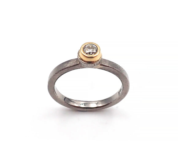 Diamond Step Ring