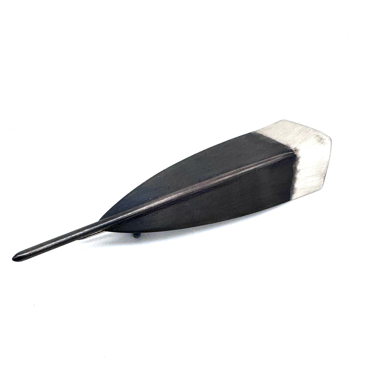 Huia Feather Brooch