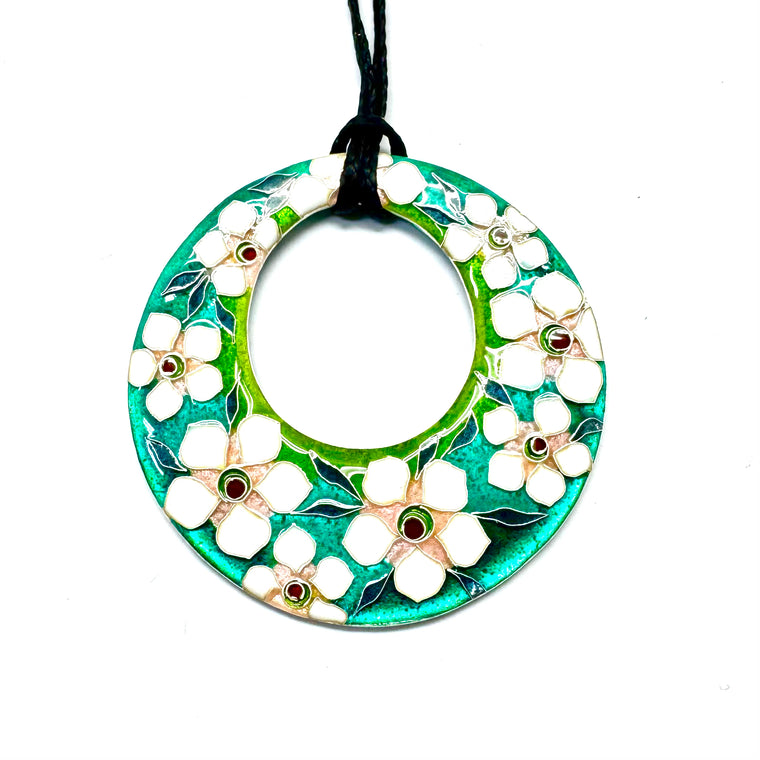 Green Manuka Ring Pendant