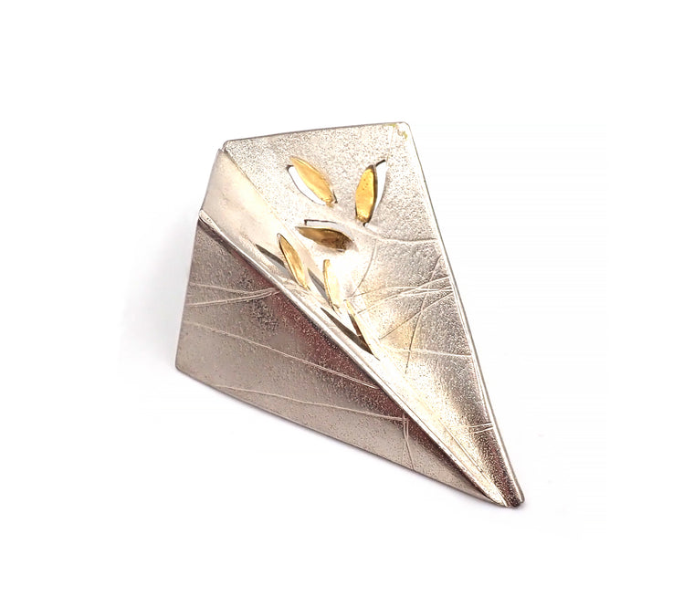 Origami Cut Out Brooch