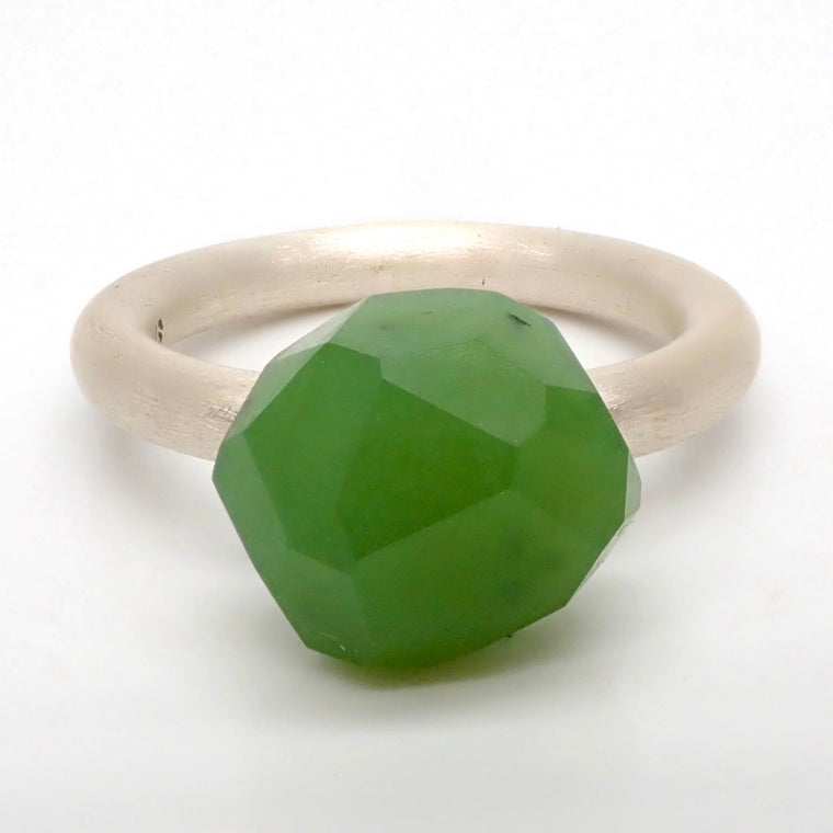 Organic Facet Rock Ring