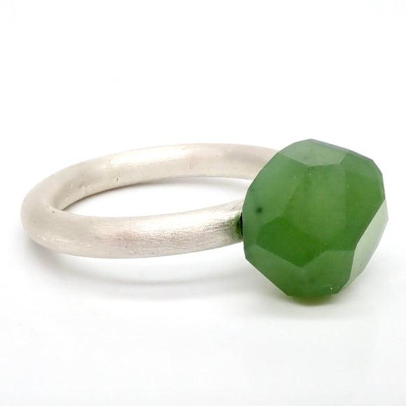 Organic Facet Rock Ring