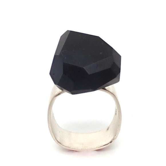 Organic Facet Rock Ring