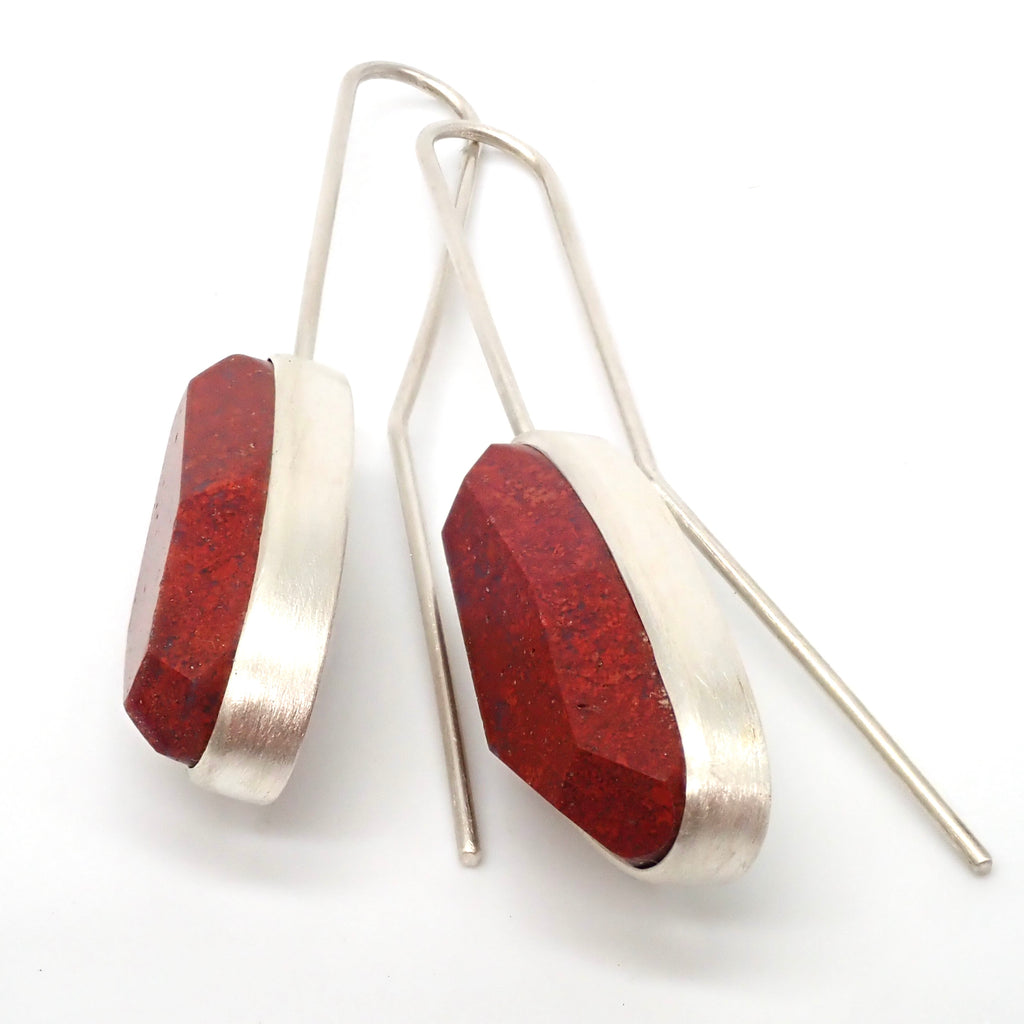 Organic Facet Earrings