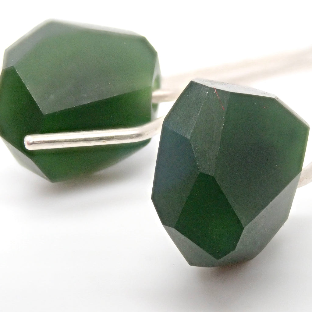 Organic Facet Rock Earrings
