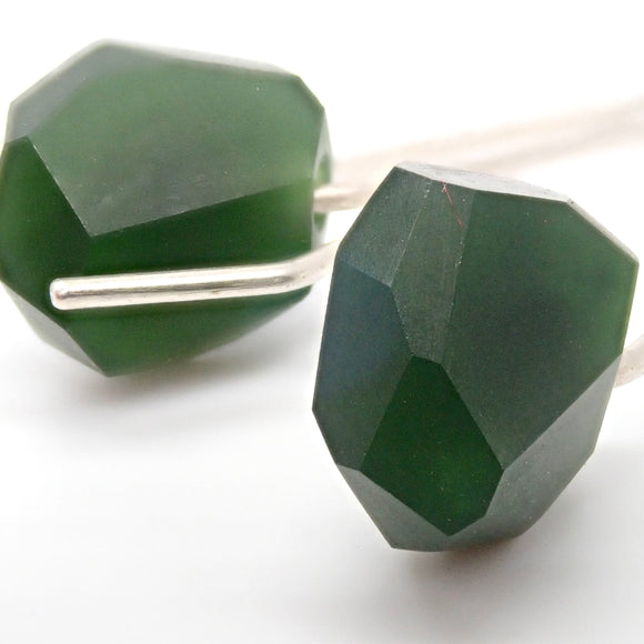 Organic Facet Rock Earrings