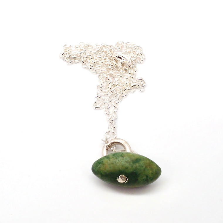 Pinned Organic Rock Pendant