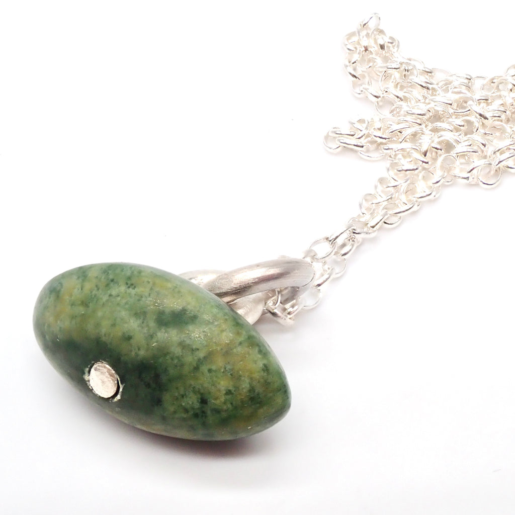 Pinned Organic Rock Pendant