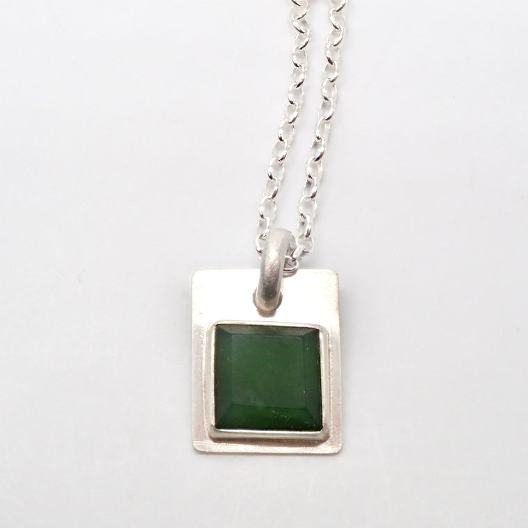 Framed Geometric Pendant