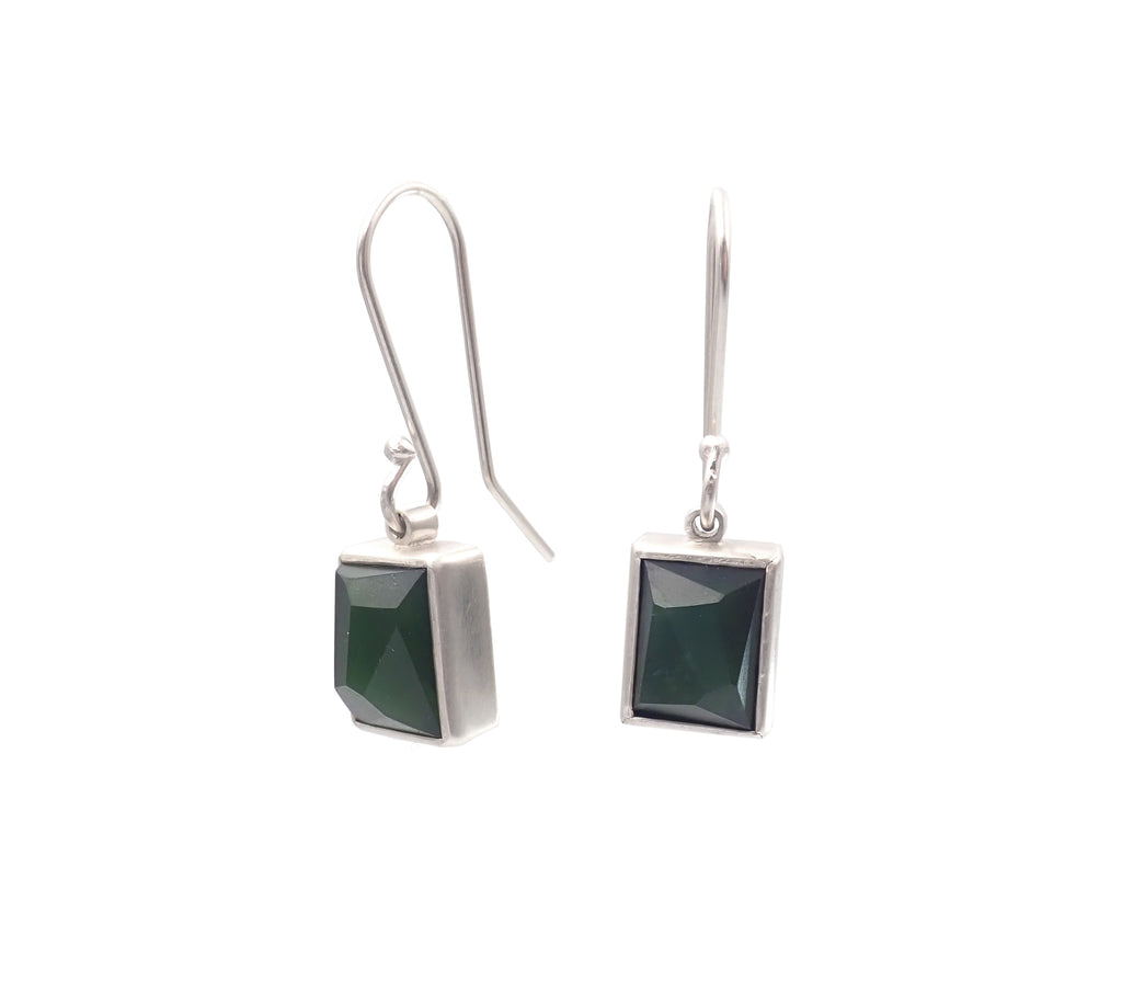 Faceted Box Earrings