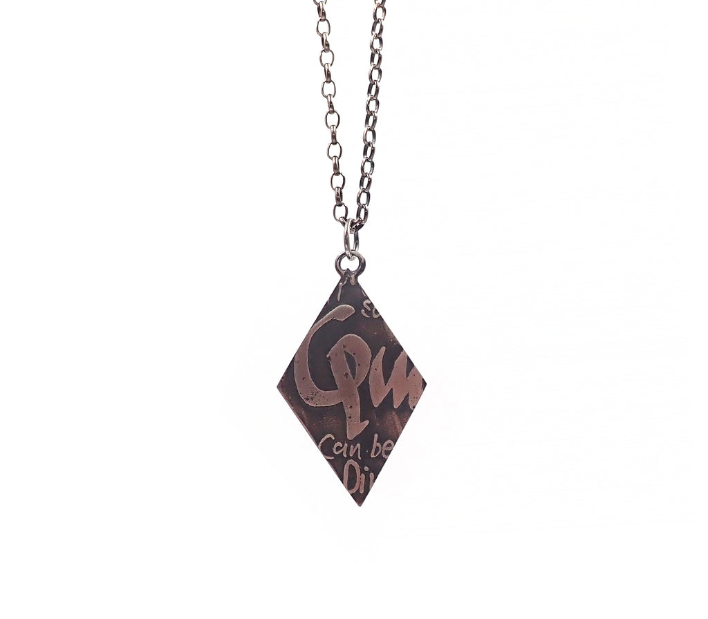 Etched Necklace