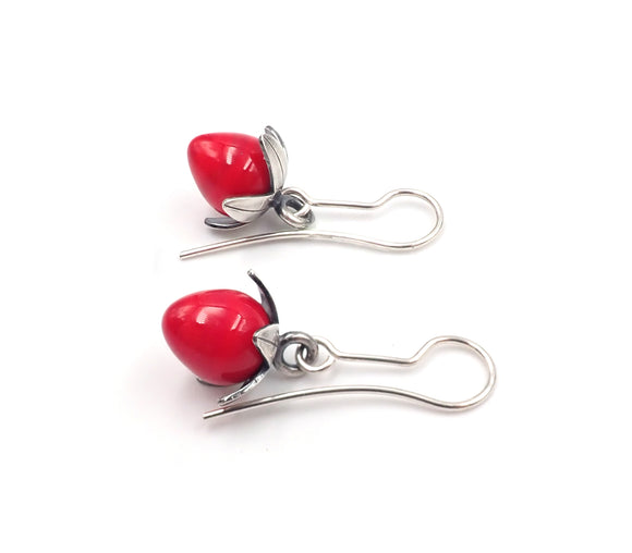 Red Berry Earrings
