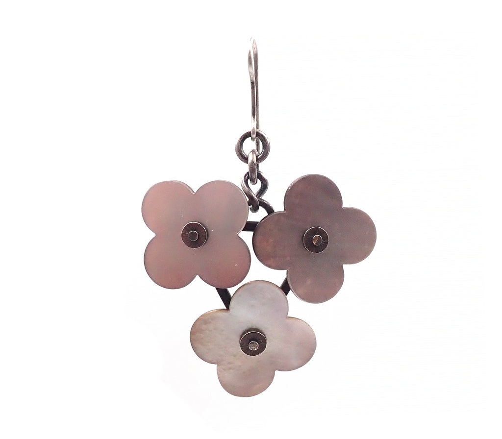 Triple Flower (Single) Earring