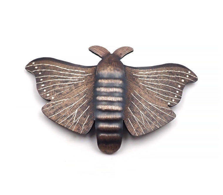 Puriri Moth Brooch