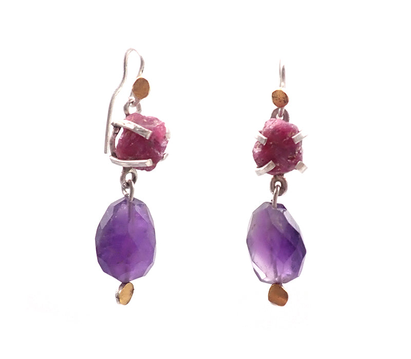“NZ Jewellery” “New Zealand Jewellery” “NZ Made” “NZ handmade” “nz handmade earrings” “earrings”  “nz earrings” “handmade earrings” “hooks” “silver earrings”  "gold earrings" "amethyst earrings" "ruby earrings" "rough ruby" "mozambique ruby" "mozambique rough ruby" "baroque earrings" "24 carat gold" "yellow gold""Penelope Barnhill"