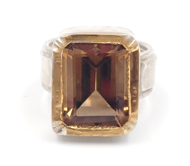 Citrine Frame Ring