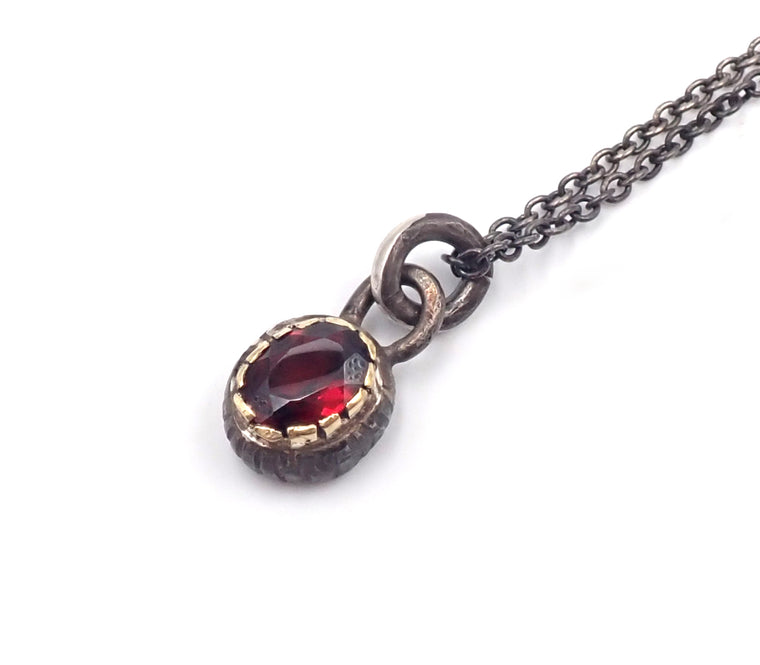 Garnet Turret Necklace