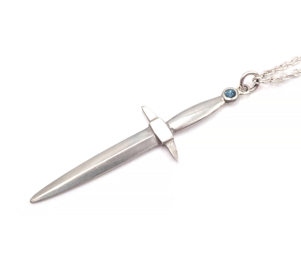 Topaz Dagger Pendant