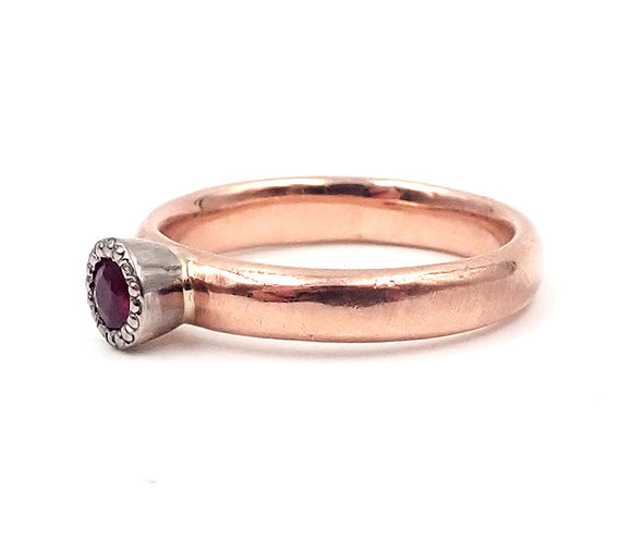Rose Ruby Ring