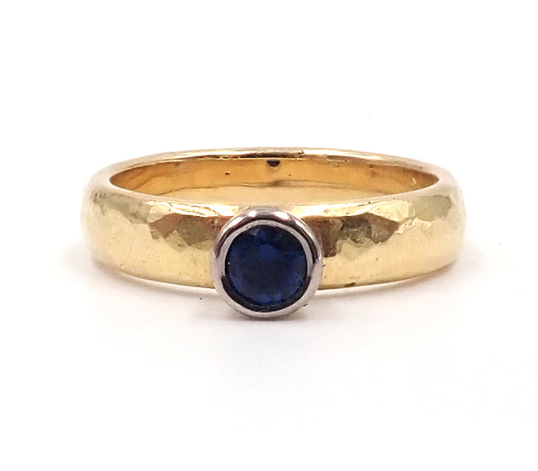 Sapphire and Gold Ring
