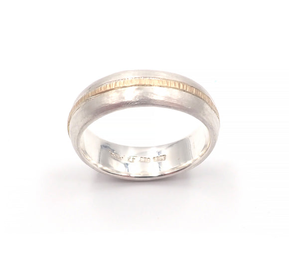 Silver And Gold Band