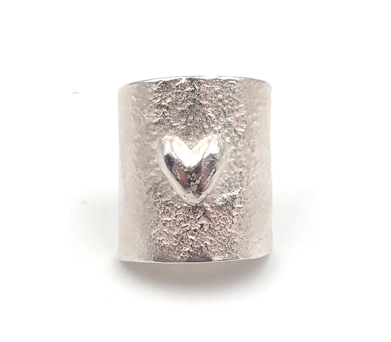 Silver Heart Ring