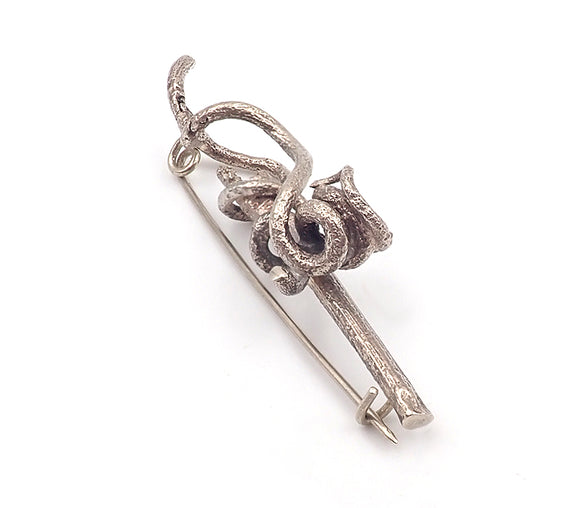 “NZ Jewellery” “New Zealand Jewellery” “NZ Made” “NZ handmade” “nz handmade brooch” “nz brooch” “handmade brooch” "Vitis Series" "Coil brooch" "white bronze" "nickel pin"