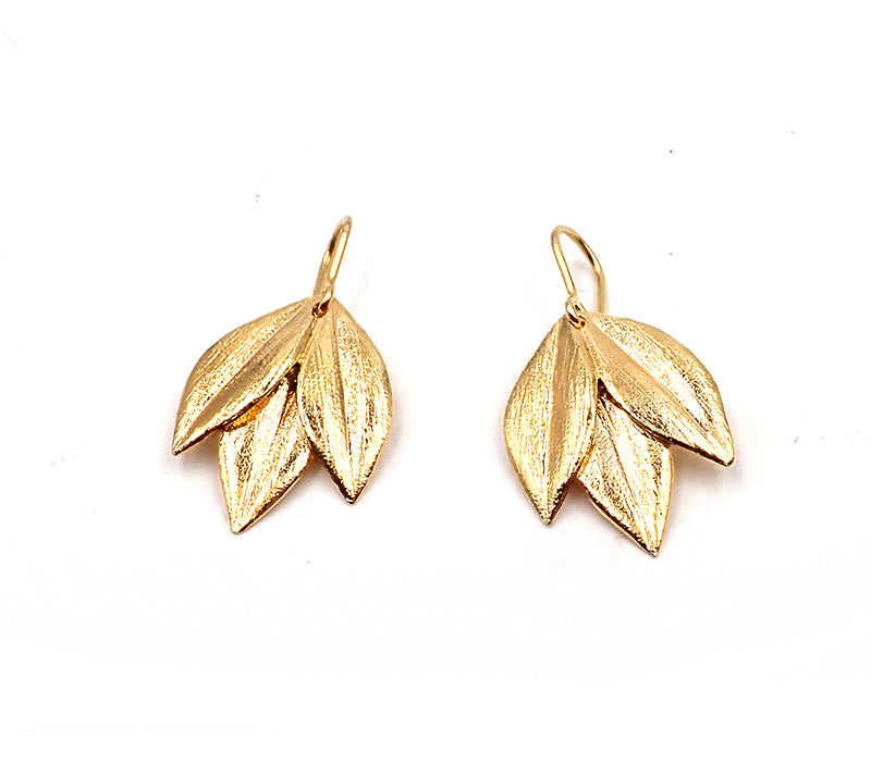 “NZ Jewellery” “New Zealand Jewellery” “NZ Made” “NZ handmade” “nz handmade earrings” “earrings”  “nz earrings” “handmade earrings” “hooks” “silver earrings” "gold plated" "Kiri Schumacher" "leaf earrings" "22 ct gold"