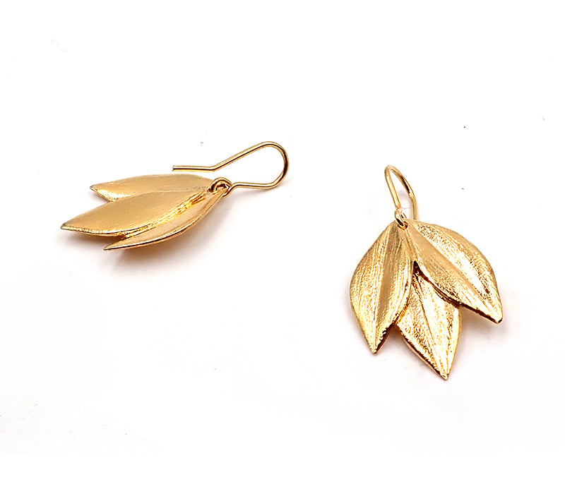 Gold Athena Earrings