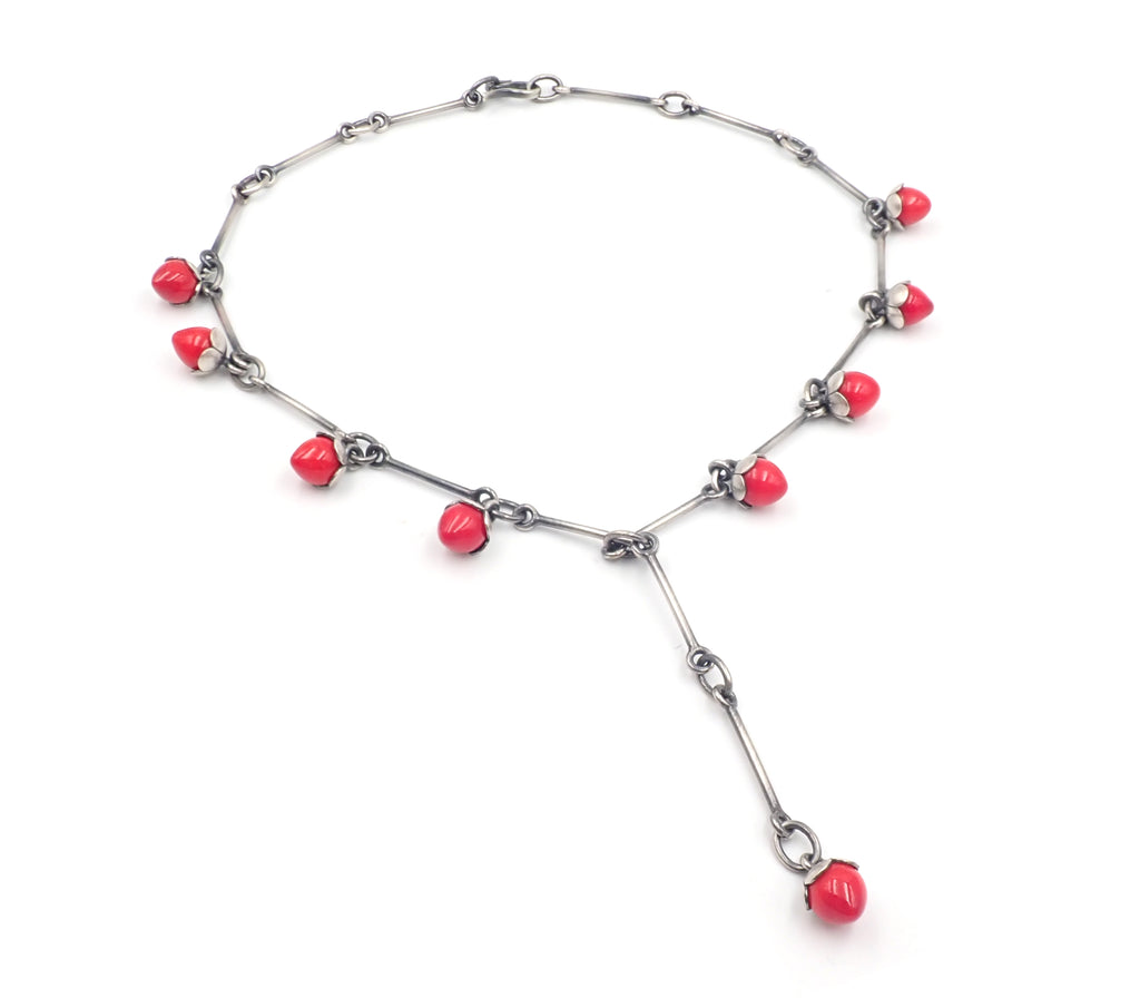 Red Bud Necklace