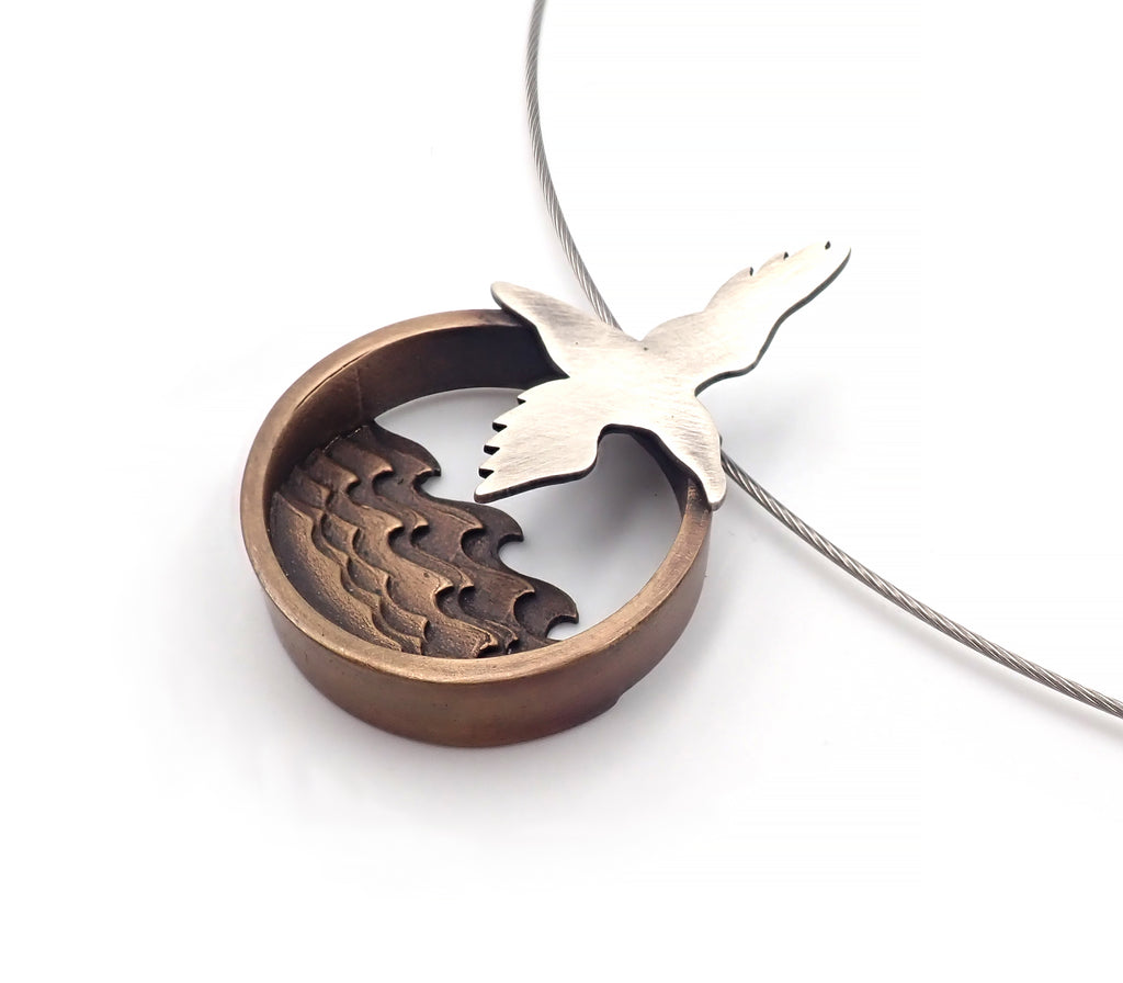 Seabird Diorama Pendant